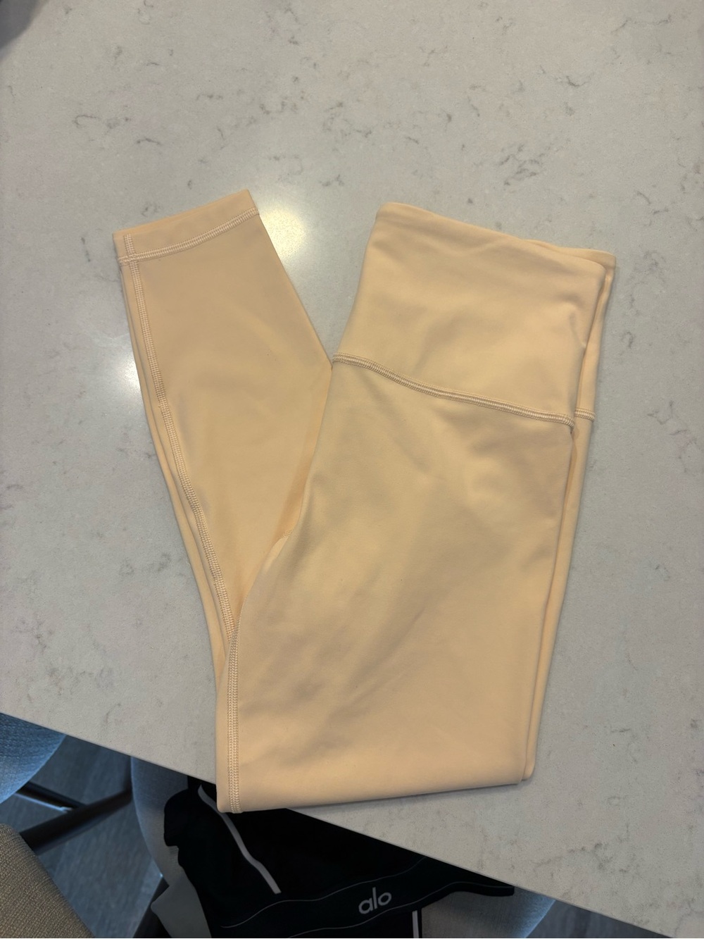 Athleta Ultra Hi Rise Elation 7/8 Legging in Pale Peach